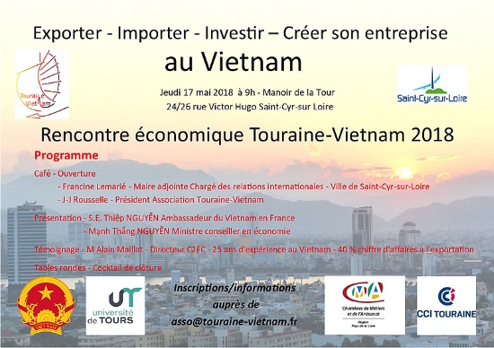 Rencontre économique Touraine-Vietnam 2018
