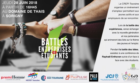 Battles Entreprises vs Etudiants Crepi Touraine